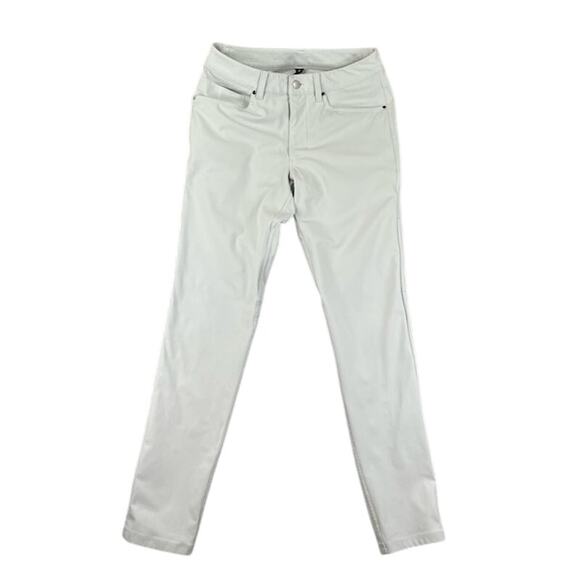 Lululemon Pants‎ Mens 28 Gray ABC Classic-Fit Warpstreme Performance Preppy Golf - Picture 1 of 16